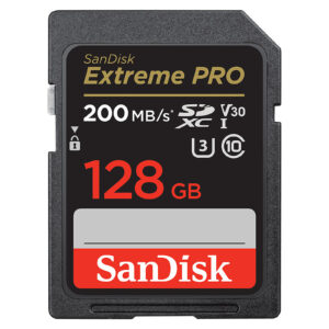 Card de memorie SanDisk Extreme PRO SDXC 128GB UHS-I U3 C10 (SDSDXXD-128G-GN4IN)