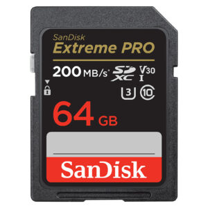Card memorie SanDisk Extreme PRO SDXC 64GB UHS-I U3 C10 (SDSDXXU-064G-GN4IN)