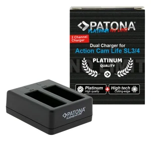 Incarcator Dual PATONA Action Cam Life SL3 SL4 4230