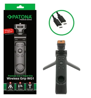 Trepied Vlog Selfie PATONA Premium Grip WG1 4201