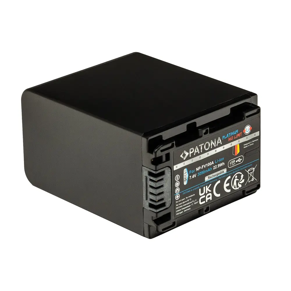 Acumulator Sony NP-FV100 PATONA Platinum cu USB-C 1395