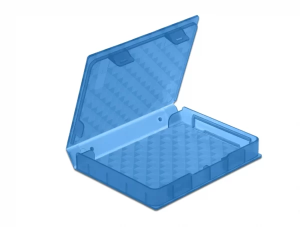 Delock carcasa protectie SSD HDD 2.5 albastru