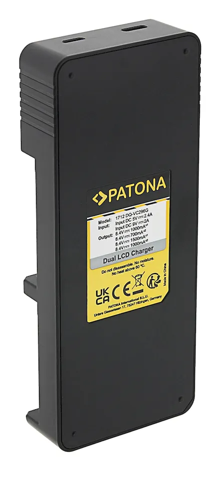 Incarcator Patona tip JVC BN-VC296G BN-VC298G GY-HC500 HY-HC550 cu cablu USB-C