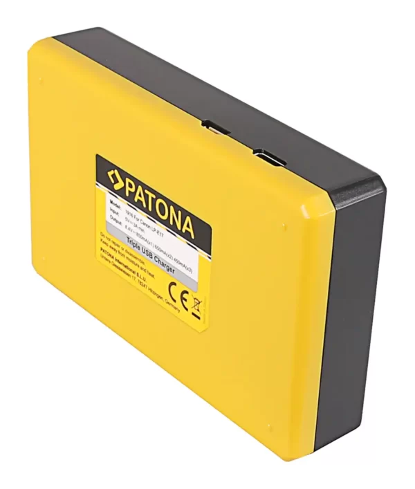 Incarcator acumulatori triplu PATONA USB-C Canon LP-E17