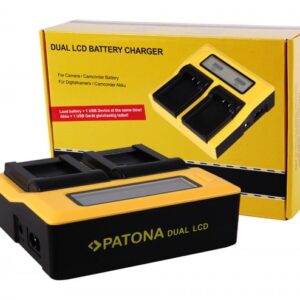 Incarcator acumulatori PATONA Dual LCD USB Fuji NP-W126