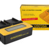 Incarcator acumulatori PATONA Dual LCD USB Sony NP-FP50 NP-FH50 70 100
