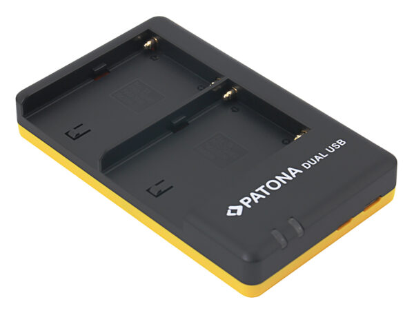 Incarcator acumulatori PATONA Dual Quick Charger Sony NP-FM500H cablu USB-C