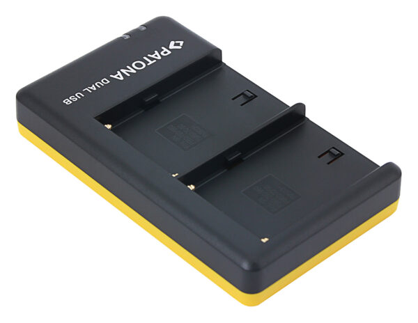 Incarcator acumulatori PATONA Dual Quick Charger Sony NP-FM500H cablu USB-C