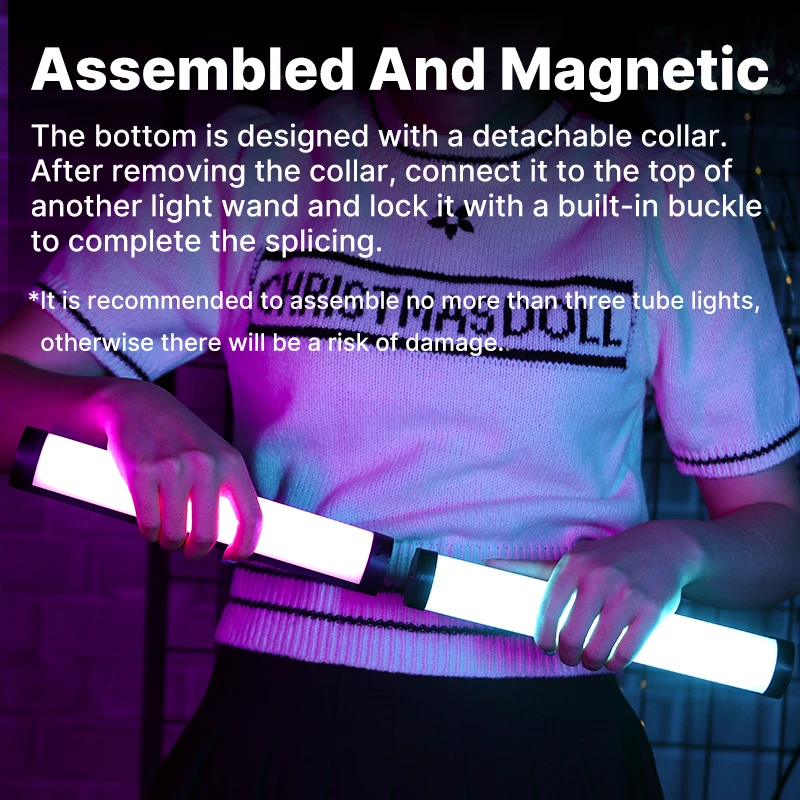 Ulanzi VL110 lampa led RGB magnetica 24CM