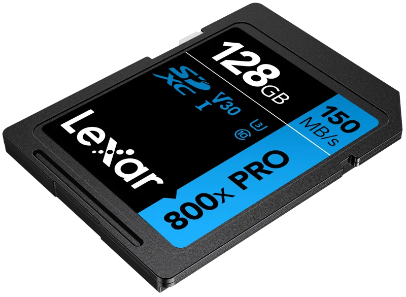 Card memorie LEXAR SDXC 800x Pro UHS-I cards, C10 (V30) U3, R150-W45, 128GB 128863