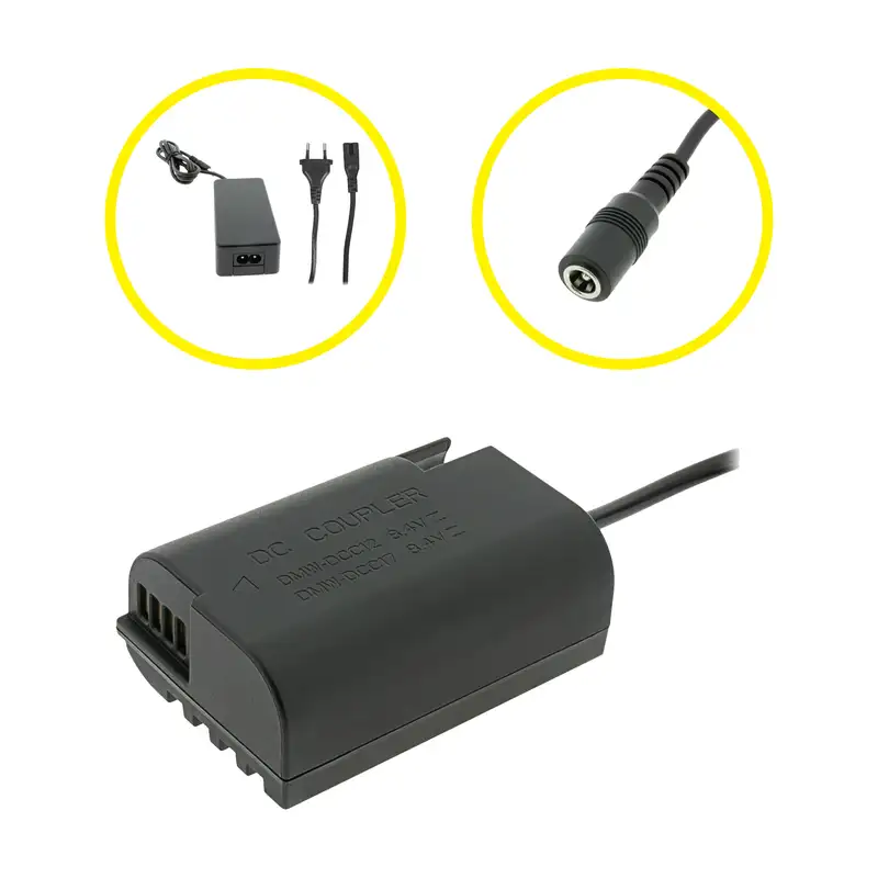 Acumulator dummy Panasonic DMW-BLK22 cu alimentator Patona