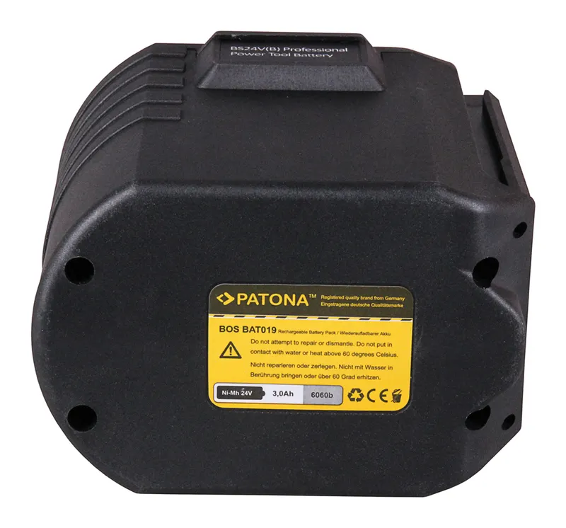 Acumulator Bosch 24V 3000mAh Ni-MH BAT019 BAT020 BAT021 GBH 24VFR PATONA 6060