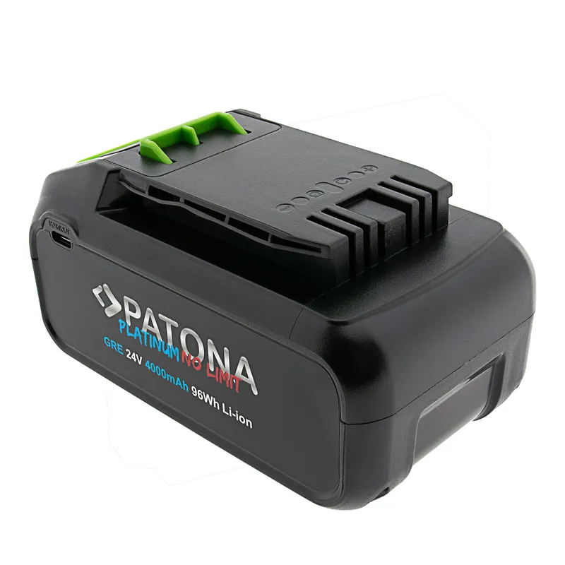 Acumulator Greenworks Garden & Powertools 4000mAh cu USB-C input si output Patona Platinum 6164