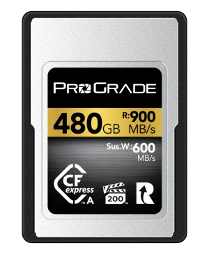 Card de memorie CFexpress2.0 TypeA Gold 480GB Read: 900MB/s Write: 600MB/s in regim sustinut