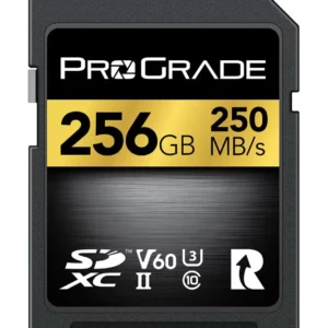 Card de memorie ProGrade SDXC UHS-II 256GB V60 U3 PGSD256GBKNA (Gold)