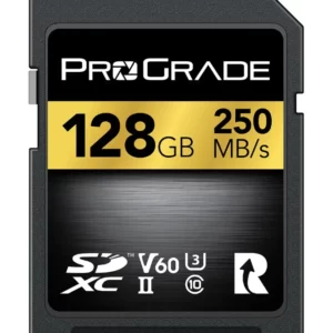 Card memorie SDXC UHS-II ProGrade 128GB V60 U3 PGSD128GBKNA (Gold)
