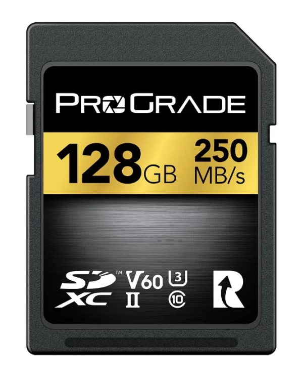 Card memorie SDXC UHS-II ProGrade 128GB V60 U3 PGSD128GBKNA (Gold)