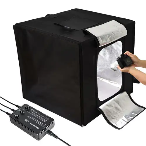 Godox LST80 Cort Foto 80 x 80 x 80 cm cu 3 Benzi LED si reglare pentru fiecare canal