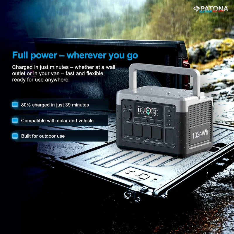 Powerstation Patona PATONA Platinum Autarc 1800 4x AC1800W 1024Wh