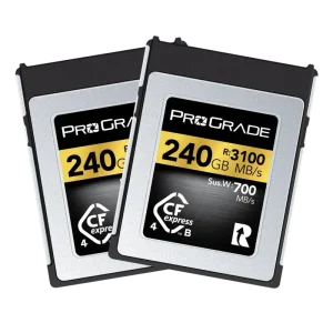 Set 2 x Card memorie ProGrade Digital CFexpress™ Type B 4.0 (Gold) 240GB