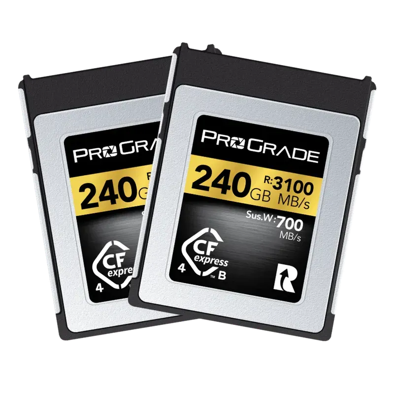 Set 2 x Card memorie ProGrade Digital CFexpress™ Type B 4.0 (Gold) 240GB